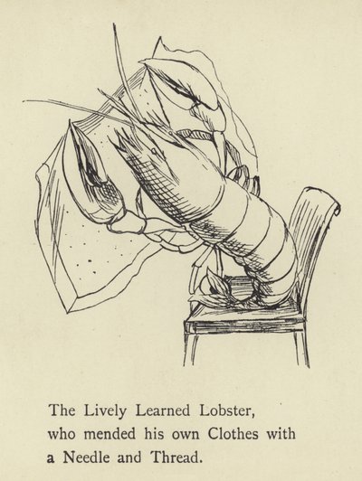The Lively Learned Lobster  by Edward Lear